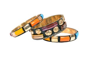 Designer Handmade Copper Bangles <b>Set</b> with Diamond Direct Factory Sale Fashion Jewelry & Accessories - Product Image 2
