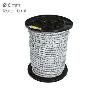 Corda Elastica Rivestita da 8mm Rotolo da 100 metri - Product Image 2