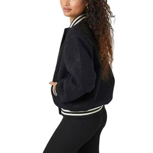 Chaquetas Universitarias de Béisbol de Alta Calidad OEM, Fabricante de Ropa Urbana Personalizada, Chaquetas Varsity con Parche Bordado de Chenilla de Lana con Letras - Product Image 3