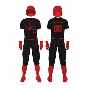 Conjunto de uniformes de béisbol de alta calidad para hombres 100% poliéster Anti-UV secado rápido personalizable béisbol y softbol uniformes deportivos - Product Image 1