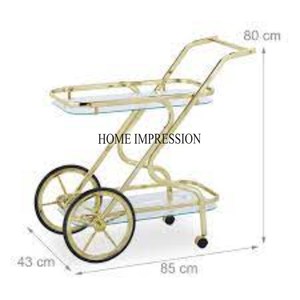 Silver Color Shiny Polished Superior Quality Metal Frame For Luxury Catering And Efficient Food Or <b>Drink</b> Service In Best Price - Product Image 1