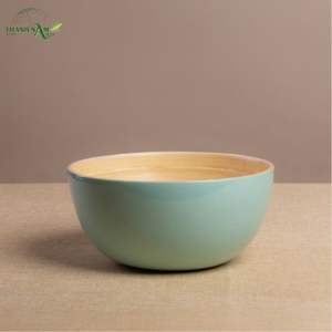 Tazón de Bambú Ecológico Personalizado, Diseño Clásico para Uso en el Hogar y Fiestas - Product Image 3