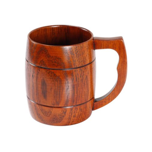 Jarra de cerveza de madera de alta calidad de nuevo diseño 2025, artículo decorativo estándar superior para el hogar, artículo de lujo al por mayor de Venta caliente con soportes - Product Image 4