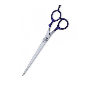 กรรไกรตัดขนสัตว์เลี้ยงแบบพกพาคุณภาพพรีเมียม ผลิตจากสแตนเลสอย่างดี พร้อมใบมีดคมตรง - Product Image 3