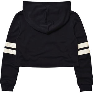 Sudaderas con capucha recortadas personalizadas, ropa de mujer, sudaderas con capucha cortas de gran tamaño, ropa de gimnasio personalizada en blanco, Tops cortos transpirables de algodón, sudaderas con capucha - Product Image 3