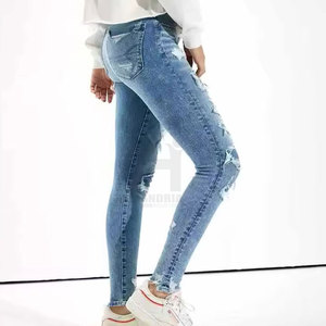 Pantalones Vaqueros Casuales de Moda para Mujer, Estilo Urbano, Color Sólido, Corte Recto, Desgastados, Oferta Especial de Alexandria Industries - Product Image 6