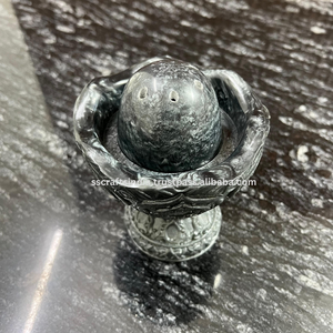 ที่ตั้งธูปหอมลายดอกไม้ทำจากเรซิ่นสุดหรูพร้อมฐานไม้สำหรับตกแต่งบ้านและน้ำมันหอมระเหย - Product Image 3