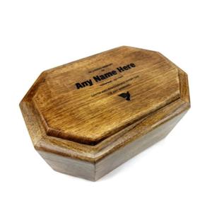 Wood <b>Pet</b> <b>Urn</b> For <b>Ashes</b> Dog Cat Box Personalized Cremation Casket Engraved Bespoke Small Medium Large - Product Image 1