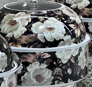 Recién llegado, calentador de alimentos Chapado en plata, hermoso diseño moderno, plato de frotamiento, cazuela, chafer y calentador de Metal de acero inoxidable - Product Image 6