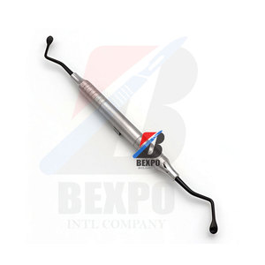Lucas 3,5mm Periodontal Manual Dental Instrumento quirúrgico Cuchara Forma Acero Hueso Cureta - Product Image 4