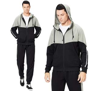 Ensembles de survêtements personnalisés avec logo imprimé, survêtements unisexes, ensembles de survêtements personnalisés en tissu, ensemble 2 pièces pour l'extérieur, sweat-shirt à capuche et pantalon de survêtement pour homme - Product Image 3