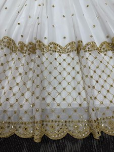 Bollywood célébrité Style blanc Anarkali robe élégante tenue de réception de mariage indien lourd brodé traditionnel vêtements ethniques - Product Image 6