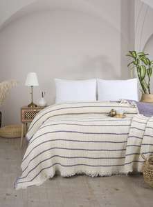 Super Soft 100% Cotton Muslin Woven Four Seasons <b>Bedcover</b> 7 Layer Gauze Oeko-Tex Certified Eco-Friendly Machine Washable Turkish - Product Image 1