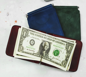 Clip para Billetes de Cuero Personalizado de Alta Calidad, Cartera Delgada Hecha a Mano, Regalo para Padrinos de Boda - Product Image 5