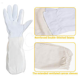 Heat Resistant Customized Beekeeping <b>Gloves</b> Professional Made Beekeeping <b>Gloves</b> For Online Sale - Product Image 2