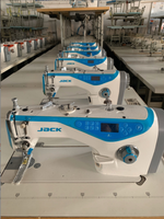 Machine à coudre industrielle à point droit à aiguille simple à entraînement direct informatisée JACK A3 d'occasion