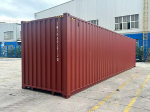 Conteneur maritime en acier international 20 pieds neuf, conteneur maritime High Cube 40 pieds 40HC 40HQ ISO pour le stockage de marchandises à vendre - Product Image 1