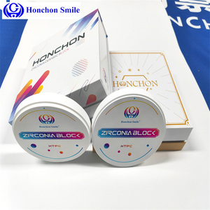 Alta trasmittanza preombreggiata 1350Mpa HTC blocchi di <span class=keywords><strong>Zirconia</strong></span> dentale per 98mm Open <span class=keywords><strong>CAD</strong></span> <span class=keywords><strong>CAM</strong></span> sistema dentale <span class=keywords><strong>Zirconia</strong></span> - Product Image 5