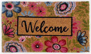 Paillasson en fibre de coco imprimé 60x90cm de haute qualité écologique, design tufté élégant, lavable - Product Image 2