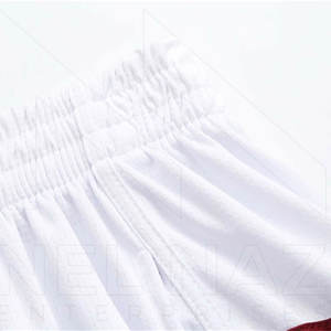 ชุดกีฬาบาสเก็ตบอล BSCI ชุดเครื่องแบบบาสเก็ตบอลชุดเครื่องแบบนักเรียนวัยรุ่นสีขาว - Product Image 4