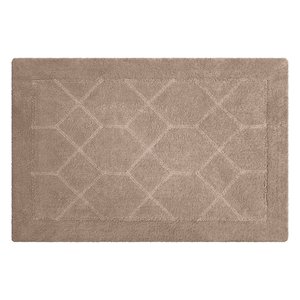 Tappeto bagno ESAGONO <b>Tortora</b> (90x60cm) 18413 - Product Image 1