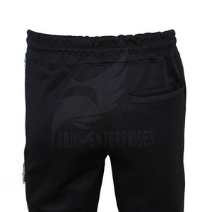 Pantalones deportivos informales OEM para hombre, pantalones de Jogger de algodón suave, ligeros, rectos, personalizables, logotipo personalizado medio, pantalones apilados en blanco - Product Image 6