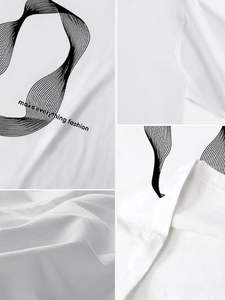 T-shirts avec logo personnalisé Vente en gros de haute qualité T-shirts Fabricant Vêtements décontractés de mode OEM T-shirts Fournisseur Usine - Product Image 4