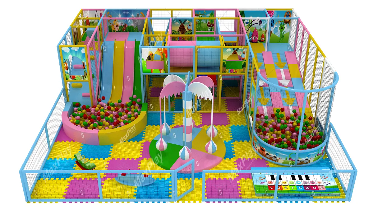 BEST SELLER! Piscina di palline di grandi dimensioni con attrezzature per parchi giochi Softplay per interni certificate a colori misti personalizzabili