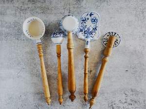 SPATULE NATURELLE CUISINE CONFORT Usine Cuillère en bois et résine Spatule avec et support Ustensiles de cuisine Cuillère de cuisine naturelle - Product Image 3