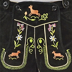 Lederhosen en cuir suédé véritable pour hommes, style bavarois, pour l'Oktoberfest, personnalisables, décontractés, unis, OEM, séchage rapide, MESS SPORTS - Product Image 6