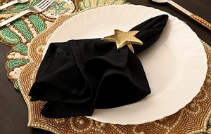 Aluminum Gold Napkin <b>Ring</b> Unique Vintage Shaped Wedding Party Table Decor Exclusive Napkin <b>Ring</b> <b>Indian</b> Christmas - Product Image 6