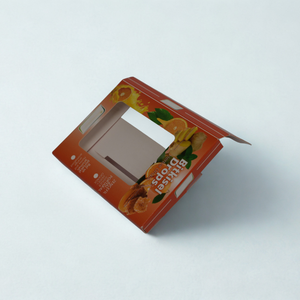 Custom Printed Eco-Friendly <b>Window</b> Food Packaging Box | Folding Carton Display Box Offset Print <b>Foil</b> Embossed Kraft Cardboard - Product Image 1
