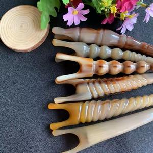 Cuerno de buey pulido, Natural cuerno de búfalo, herramienta Gua Sha, terapia antiarrugas antienvejecimiento, piedras de masaje, artesanías naturales hechas a mano para - Product Image 2