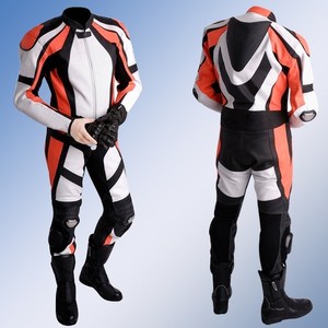 Combinaison de moto unisexe en cuir de vachette véritable de haute qualité, fabriquée sur mesure, homologuée et imperméable, pour les pilotes monoplace. - Product Image 6