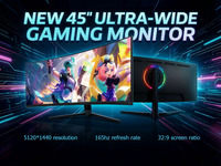 Écran de jeu pour ordinateur, moniteur PC incurvé VA LCD 44,5 45 pouces, fréquence de rafraîchissement 165 Hz, résolution 5120*1440