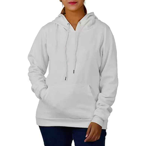 Sweat-shirts pour femmes de style vintage 2022, couleur unie, en polaire respirant, coupe-vent, avec logo personnalisé et en polyester/coton - Product Image 1
