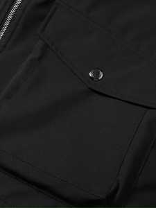 Nouvelle veste sans manches matelassée décontractée en polyester 100 % de qualité, tendance 2026, col montant élégant, saison hivernale, avec logo personnalisé - Product Image 4