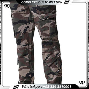 Pantalones casuales de verano personalizados, pantalones con cordón y bolsillos para correr, pantalones cargo para hombres, fabricantes de ropa - Product Image 4