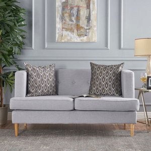LOVESEATS SFB68018 Chesterfield French Style Two-Seater <b>Sofa</b> Bench Tufted Square Shape Living Room Furniture <b>Sponge</b> <b>for</b> Home - Product Image 4