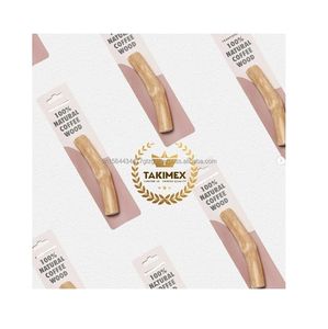 Bâton à mâcher en bois de café pour chien en bois de chien mâcher Durable grand moyen petits chiens usine du Vietnam - Product Image 1