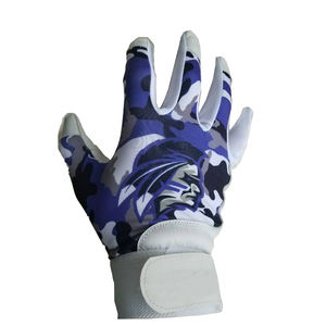 Professional Leather Baseball Batting Gloves Custom Premium Quality Youth Batting Gloves Short Cuff Lightweight - Product Image 1