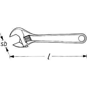 Llave Inglesa Ajustable Hazet - Product Image 2