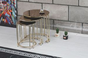 Modern Simple Style Convertible Stainless Steel Coffee <b>Table</b> for Home Office Home Bar Living Room Use-NETRA FURNITURE 2 Year - Product Image 3
