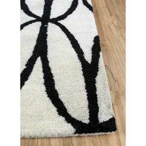 Tapis en laine tufté à la main Contour Ivory, motif géométrique, tapis rectangulaire pour couloir, pour adolescents, largeur 4m, viscose pour salon - Tra-14595 - Product Image 4