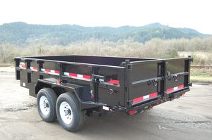 รถเทรลเลอร์ไฮดรอลิกอลูมิเนียมอัลลอยด์แบบสองเพลารถกึ่งพ่วงสำหรับใช้ในการเกษตร - Product Image 4