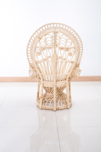 Silla clásica de ratán con pavo real, novedad - Product Image 4