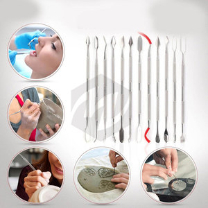 Ensemble d'outils de sculpture de cire manuels en acier inoxydable de qualité supérieure à double extrémité, 10 pièces, pour le modelage et la sculpture dentaire - Product Image 5