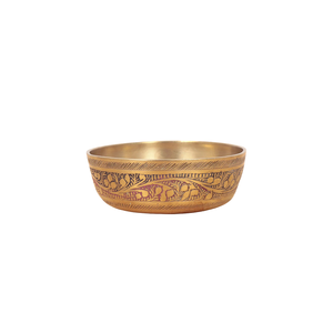 High Quality Brass Vintage <b>Small</b> <b>Bowl</b> With Engraving Polish Finished For Home Restaurant And Hotel Kitchenware Metal Arabic <b>Bowl</b> - Product Image 4
