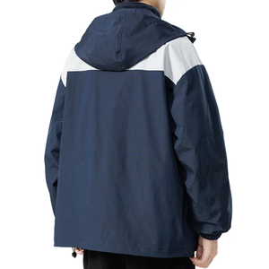Abrigos de hombre con servicio OEM, chaqueta para correr personalizada, bombardero bordado de satén, chaqueta cortavientos de béisbol para correr para hombre - Product Image 3