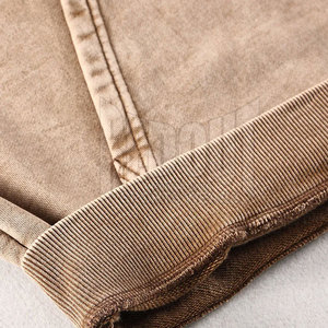 Sweat-shirts délavés à l'acide fabriqués au Pakistan, vêtements décontractés, sweat-shirts délavés à l'acide avec logo personnalisé - Product Image 5